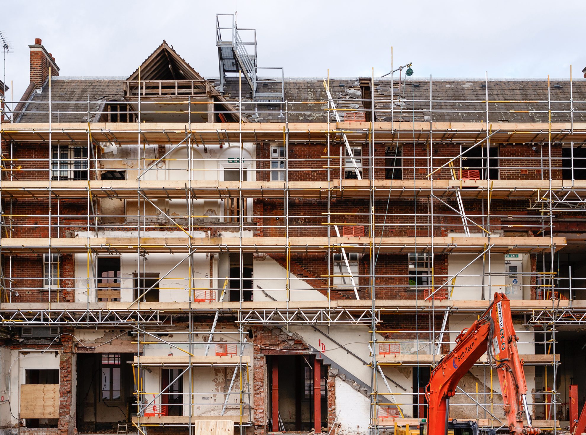 Scaffolding pricing rental large construction arlington va